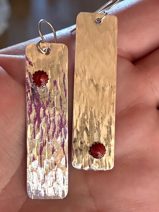 Navajo 925 Sterling Silver Waterfall Drop Earrings - Picture 3 of 3